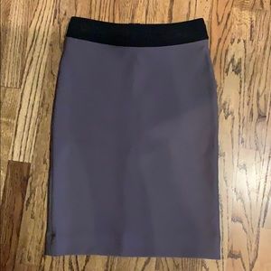 BCBG bandage skirt - black waist and mauve
